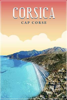 Affiche A3 Corsica – Cap Corse