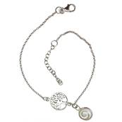 Bracelet Argent Arbre De Vie Et il De Sainte Lucie