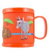 Mug plastique orange Corsica  ne et sanglier