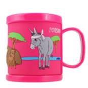 Mug plastique rose Corsica  ne et sanglier