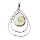 Pendentif Double Goutte il De Sainte Lucie Argent 925