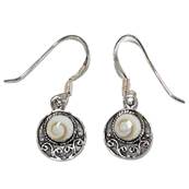 Boucles DOreilles Argent Rhodi il De Sainte Lucie Volutes