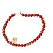 Bracelet lastique Jaspe Rouge Et il De Sainte Lucie