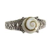 Bague Argent Rhodie il De Sainte Lucie Ajoure