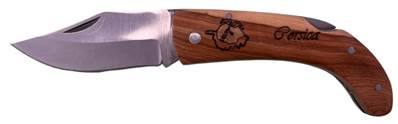 Couteau pliant bois bicolore Corsica – Tête de Maure