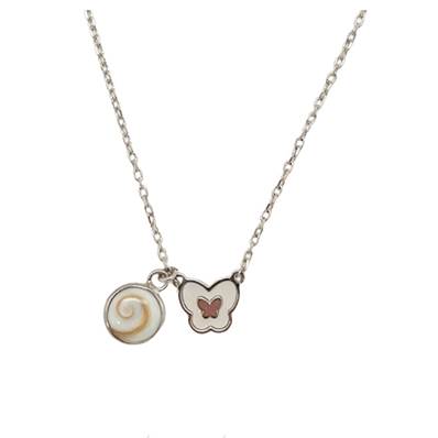 Collier Argent 925 Rhodié Oeil de Sainte Lucie