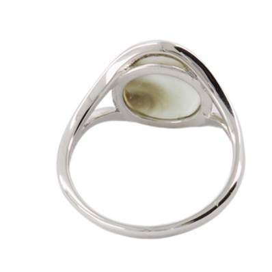 Bague Argent Rhodiée Ajourée Œil De Sainte Lucie
