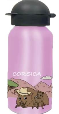 Gourde enfant 400 ml rose