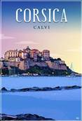 Affiche A3 Corsica  Calvi