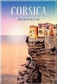 Carte postale Corsica  Bonifacio coucher de soleil 1217 cm