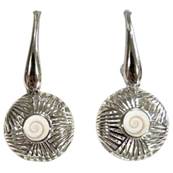 Boucles DOreilles Pendantes Soleil Argent Rhodi il De Sainte Lucie