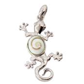 Pendentif Lzard Argent il De Sainte Lucie