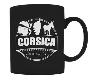 Tasse Corsica porcelaine 325 ml – noire