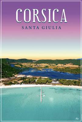 Affiche A3 Corsica – Santa Giulia