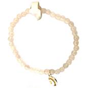 Bracelet lastique Jade Vert Et il De Sainte Lucie