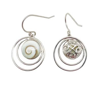 Boucles D’oreilles Œil De Sainte Lucie Spirale