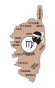 Magnet mtal le de Corse  Vierge