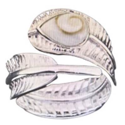 Bague Argent 925 rhodié – Œil de Sainte-Lucie