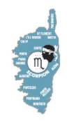 Magnet mtal le de Corse  Scorpion