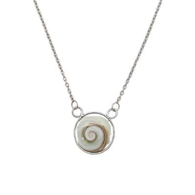 Collier Argent 925 Oeil de Sainte Lucie Simple