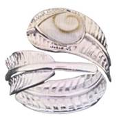 Bague Argent 925 rhodi  il de Sainte-Lucie