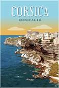 Affiche A3 Corsica  Bonifacio