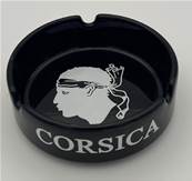 Cendrier en verre noir Corsica