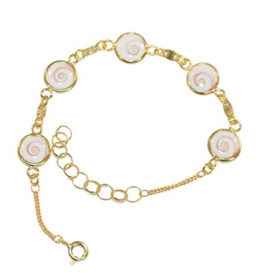 Bracelet Méditerranée Plaqué Or Femme